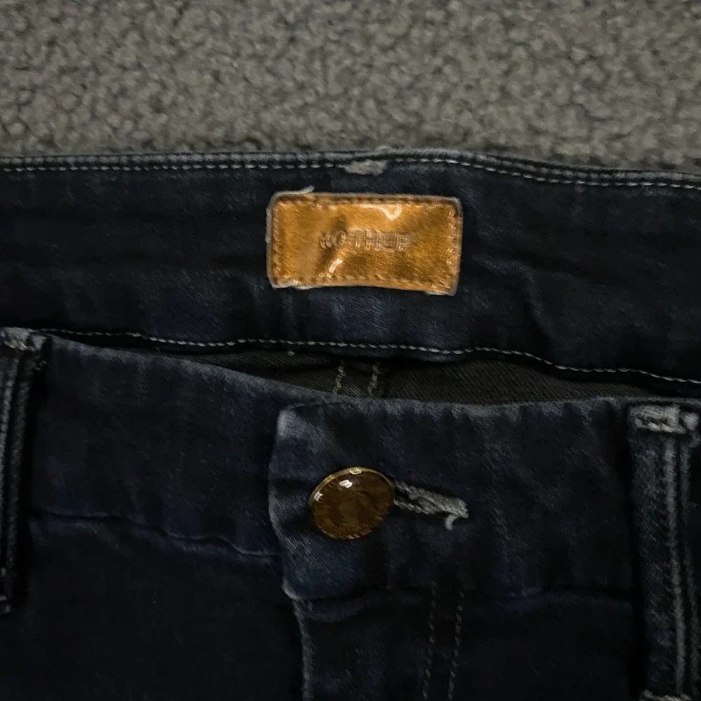 Mother High Waisted Looker Jeans size 30 Coffe Tea or Me? Stretch Denim Skinny